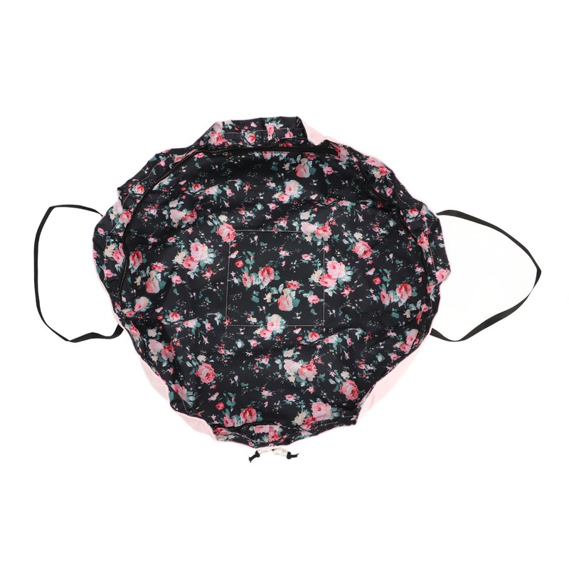 Drawstring Makeup Bags Cosmetic Bags Large Capacity Inner Zipper Pockets