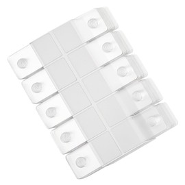 Mabor 200Pcs Paper Hole Reinforcement Stickers, Hole Protectors for Paper, Sturdy Ring Binder Stickers Clear Self-Adhesive Labels for Ring Binder Bill Photos Postcards Document