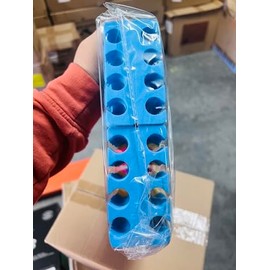 Toe Separators for Pedicure, Soft Foam Material, 4 Holes, Multicolor Pack, 100 sets