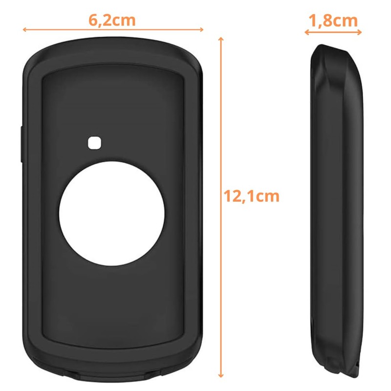 PHONILLICO PHONILLICOCase für Garmin Edge 1040 – Schwarze Silikonhülle mit