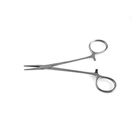 Halstead Mosquito Forceps 5" Straight Serrated Jaws Hemostat Clamps - SurgicalExcel