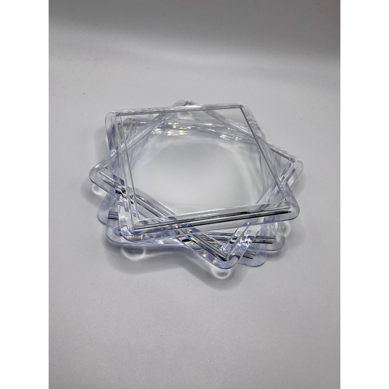 Blank coasters 10pk | square 8cm | perfect for cross