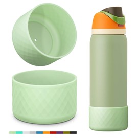 YOUCOX Silicone Boot for Owala Water Bottle 32 oz, 2PCS Anti-Slip Protective Sleeve for FreeSip/Twist/Flip Water Bottles, BPA Free, Dishwasher Safe, Bottom Bumper Cover Cup Accessories