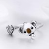 NewL Animal Collection Genuine 925 Sterling Silver Beautiful Koala Shape