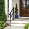 4' Aluminum Handrail, Matte Black