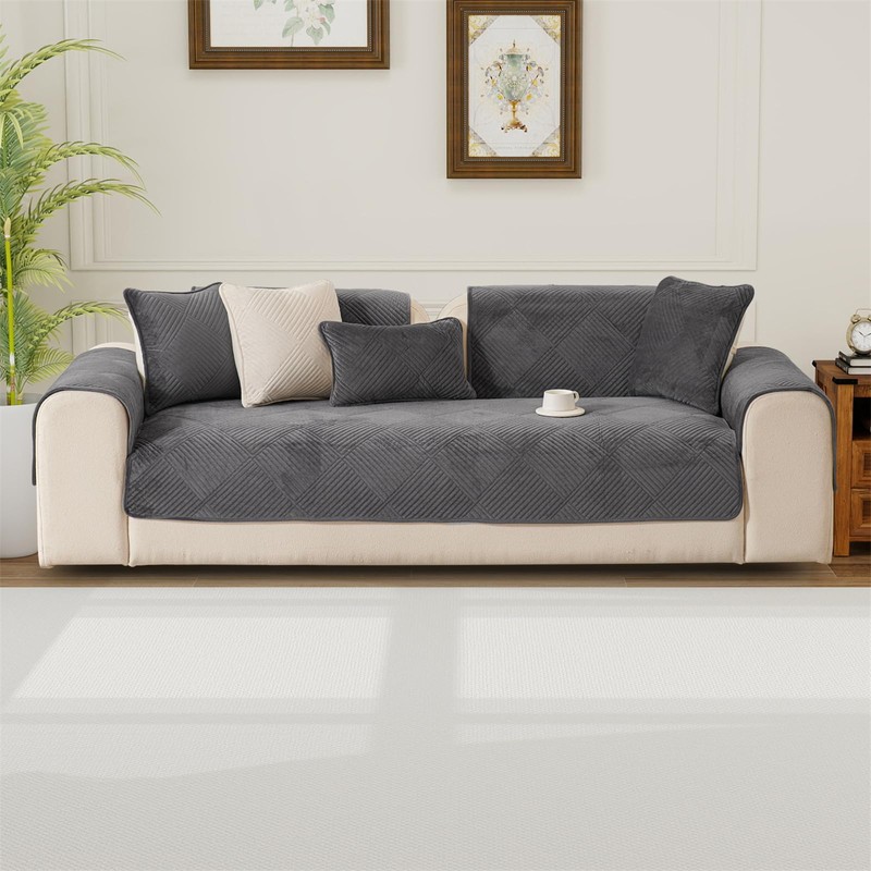 LINGKY Sofa Cover 1 2 3 4 Seater Non Slip