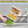 Hoffnugshween Vacuum Food Storage Container – Press-to-Seal Airtight Box, Durable