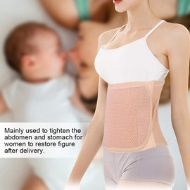 Postpartum Belly Belt Breathable Pregnant Women Abdominal Tummy Bandit Waist Postpartum Belly Band Abdomen Support Belt Body Shaper Care for Postnatal Pregnancy Maternity (M)