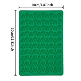 WOOPSOO Mini Christmas Silicone Molds Christmas Tree Mold Mini Gingerbread Man Silicone Mold Gummy Mold for Baking Cookies Pudding Dog Biscuit Festive Treats and Decorations