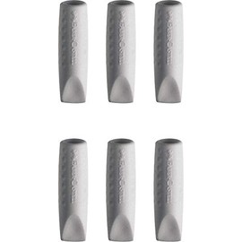 Faber-Castell Grip Eraser Caps, Grey, Pack of 2