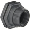 Hayward BFAS1020TES Series BFAS Short Pattern Bulkhead Fitting, Threaded x