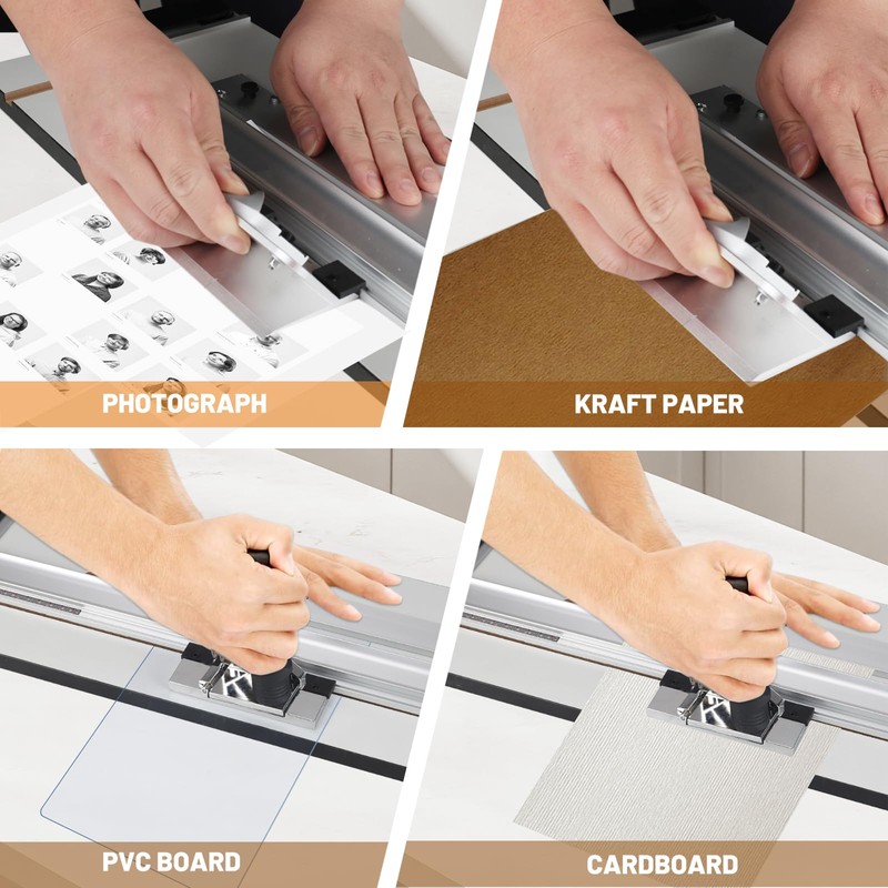 WJTQTBT 32in Mat Cutter for Framing with Bevel & Straight