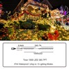 KNONEW 403ft 1000 LED String Lights Outdoor Christmas Lights 8