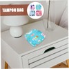 DOITOOL 4pcs Tampon Bag Portable Sanitary Napkin Pouches for Girls