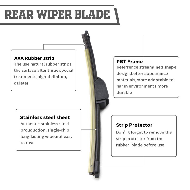 HODEE Rear Wiper Arm Blade Nut Set Replacement for KIA