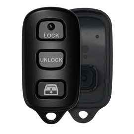 AKS KEYS New Replacement for Toyota Remote Control Shell 4 Buttons That Use FCC HYQ12BAN / HYQ12BBX Compatible with 1999-2009 4Runner and 2001-2007 Sequoia. Shell Only (2)