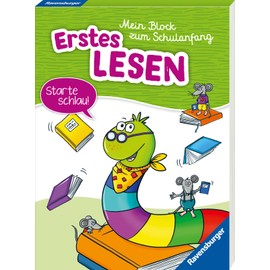 Ravensburger Mein Block zum Schulanfang: Erstes Lesen - Rätselblock ab 6 Jahre - Lesen lernen
