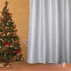 Silver Grey Sparkle Shower Curtain: Modern Luxury Elegant Light Gray