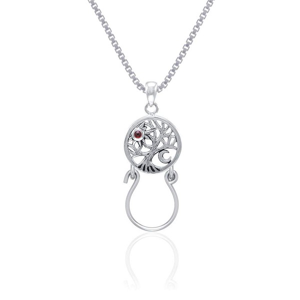 Jewelry Trends Sterling Silver Tree of Life Charm Holder Keepsake