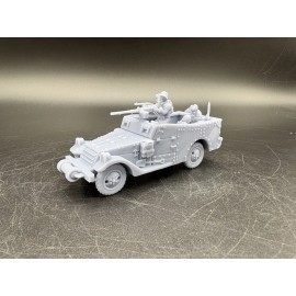 Nerd Herd Wargaming 28mm, 1/56, 3D Printed, WW2, Russian, M3 Scout Car, W/Crew, Bolt Action