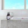 GOYISEE Shampoo and Conditioner Dispenser for Shower Wall 3 Chamber,Refillable