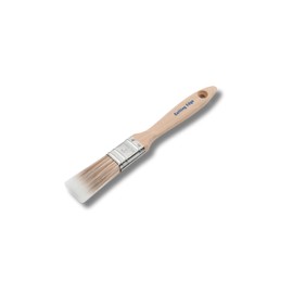 Cutting Edge Professional Premium Quality SRT Synthetic Filament Paint Brushes - 1" - Wooden Ergonomic Grip Beavertail Handle - Suitable for All Paints, No Breaking-In Required (1" / 25mm)