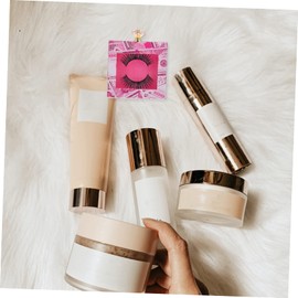 OHPHCALL Lash Wrapping Box Window Eyelash Spoolie Storage Fake Lashes Box Cardboard Material Sturdy Safe