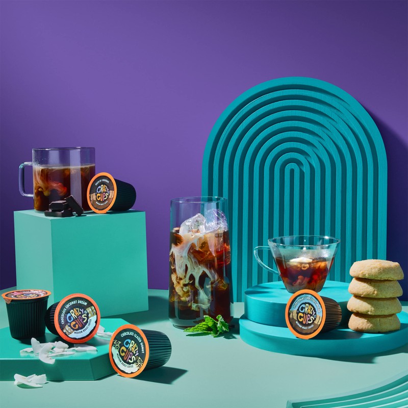 Crazy Cups Flavored Decaf Coffee Single Serve Cups For Keurig