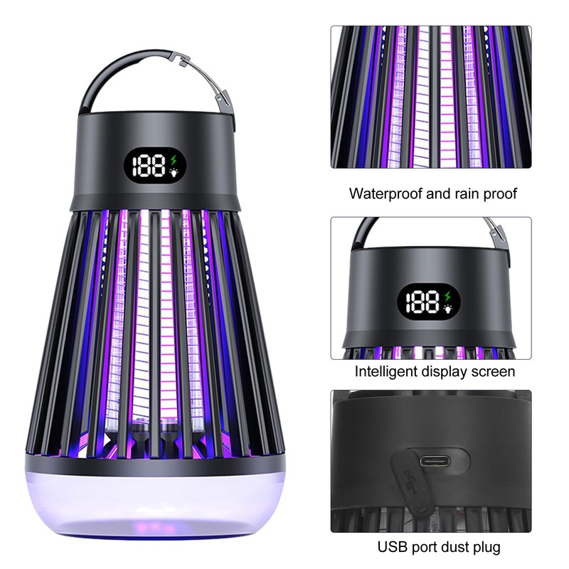 Bug Killer Outdoor Rechargeable Waterproof Portable 2 in 1 Multifunctional