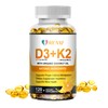 MENXI Vitamin K2 200 MCG with D3 5000 IU Supplement