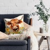 VLYX Highland Cow Cushion Covers, Highland Cow Decorations, Scottish Gift