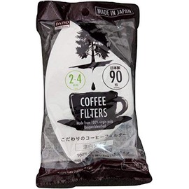 Daiso Coffee Filter Paper [2-4 person] white 90 pieces