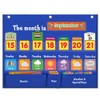 Weekly Calendar with Weather Pocket Chart Elementary for Classroom Home,98