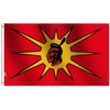 Canadian Mohawk Warriors Society Flag 3X5Ft Large, Both Sides Heavy