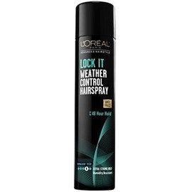 L'Oreal Advanced Hairstyle Lock It Weather Control Hair Spray Extra Strong Hold 8.25 oz (Pack of 4)