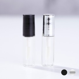 Portable Lip Gloss Tint Cosmetic Refill Empty Bottle Container 1.2ml 01 Tint Empty Bottle Black - 1.2ml 17ea
