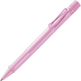 Lamy safari lightrose - Ballpoint Pen with ergonomic grip & line width M - for pleasant long writing - made of robust ASA plastic – including large capacity refill M 16 in blue
