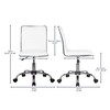 Porthos Home Adjustable Lindsey Office Chair, White
