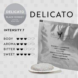 Black Donkey Coffee Roasters | 50 ESE Coffee Paper Pods 44mm | Delicato Arabica