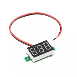 Unbranded/Generic Mini 0.28'' 3 bits DC 0-100v Digital blue LED Display Panel Voltage Meter