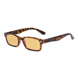 Eyekepper Blau Licht Blockierung Computer-Brille mit Amber Getönt Filter Linse Frau Männer - Vintage Brillen - Schildpatt