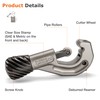 Super B Tubing Cutter- Pipe Cutter Tool 1/4"-1-1/2"OD -Copper, Aluminum,