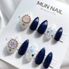 MunNail Sweet Snow Nail Tip - Long Point / MunNail