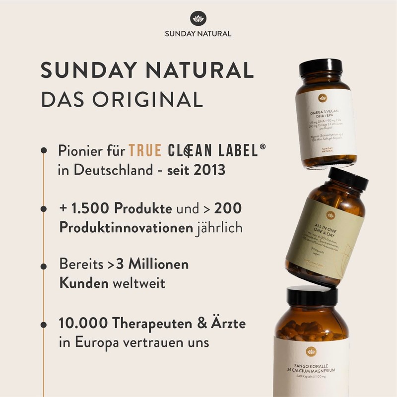 SUNDAY NATURAL Collagen Capsules Plus Ultra SunGlow Luxe - 180