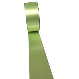 INERRA Ribbon - 100 Yards - 50mm (2") Florist Wedding Car and Craft Uses (Lime Green)