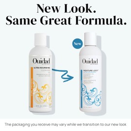 Ouidad Moisture Lock Ultra Nourishing Cleansing Oil Shampoo for Curly Hair - 8.5 fl oz, Rehydrates Dry, Damaged Curls, Color Safe Shampoo, For Women & Men, All Curl Types