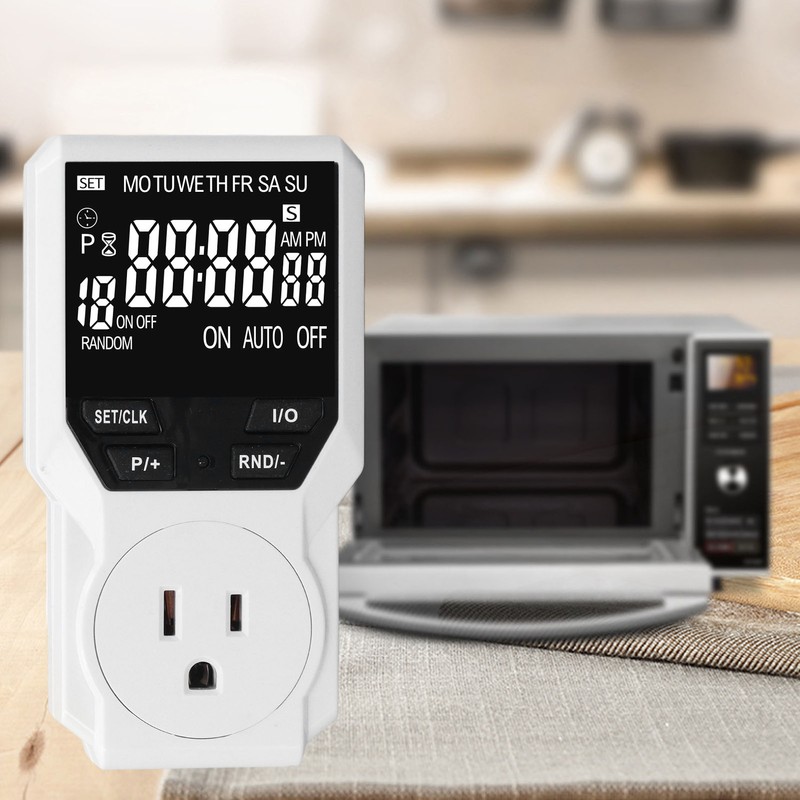 Outlet Timer Large VA Screen Multi Functional Countdown Short Cycle