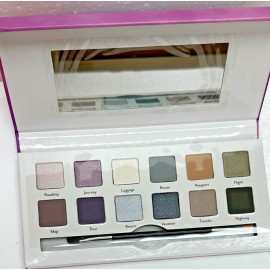 Cargo Cosmetics Getaway Eye shadow Palette 12 Colors  Dual Ended Brush