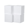 Crafare 3 Pack Polystyrene Square Foam Blocks 5" x 5"
