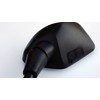 OEM Quality Black Angular Head Motorcycle Mirrors - compatible with/replacement